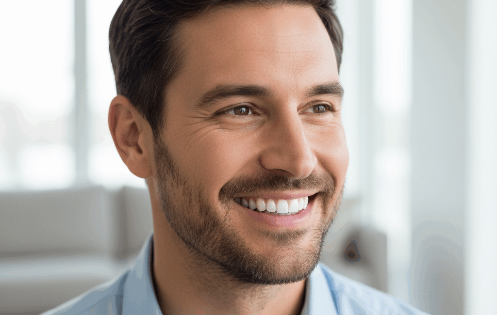 Homem sorrindo